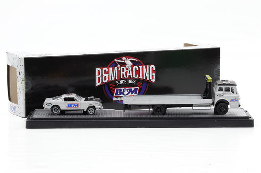 1:64 M2 Ford C-8000 1990 & Ford Mustang Gasser 1966