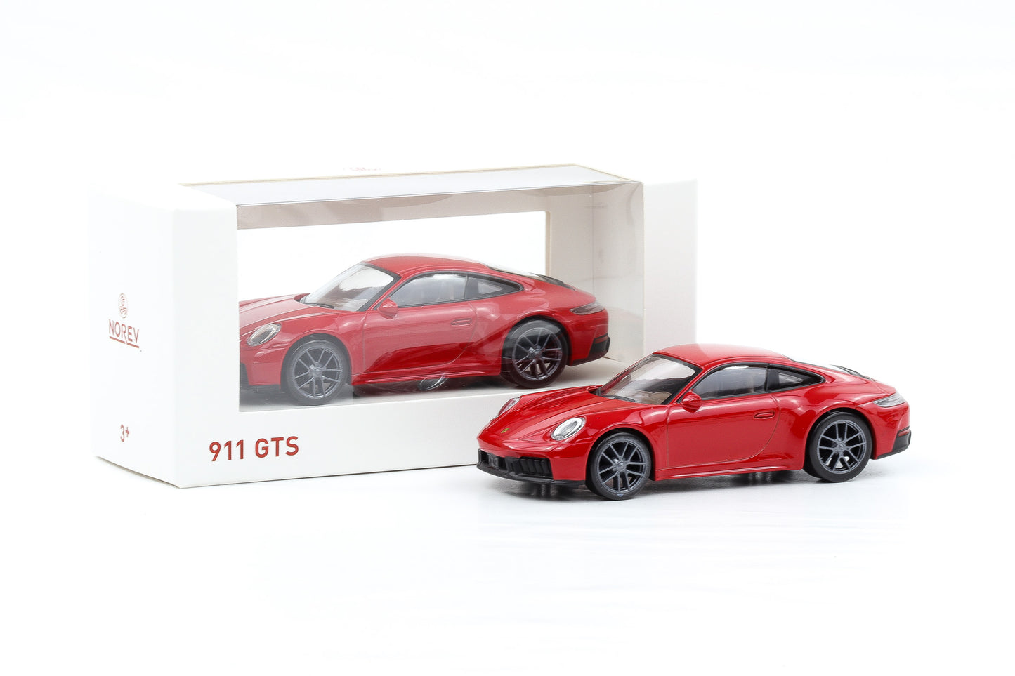 1:43 Jet Car Norev Porsche 911 992.2 GTS Coupe rot 2024