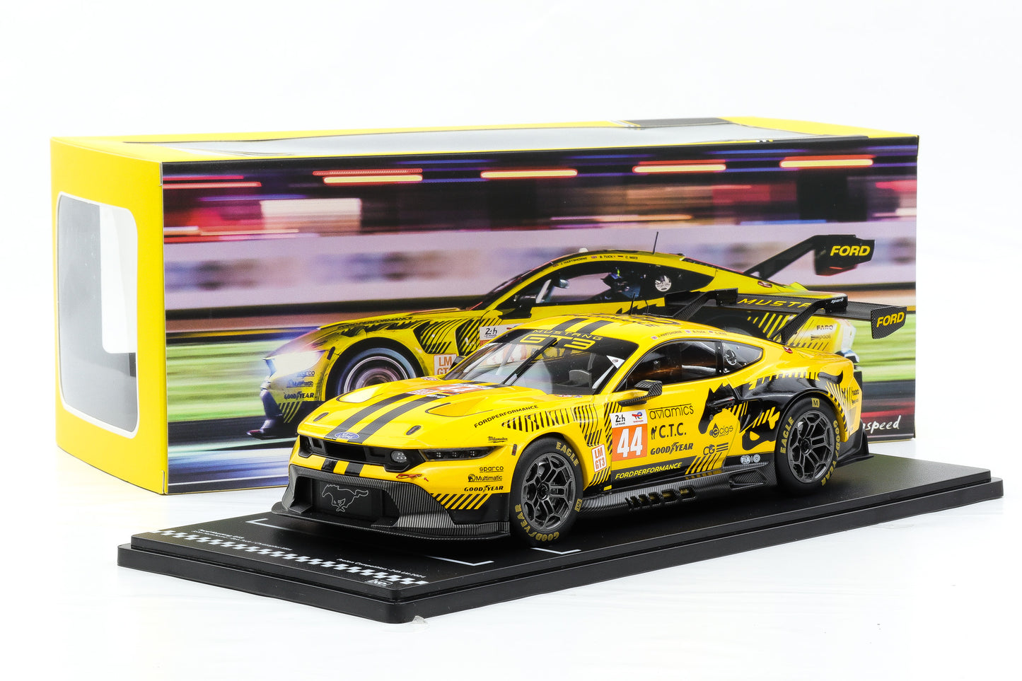 1:18 IXO Ford Mustang GT3 #44 24h LeMans 2024 Proton Competition / diecast