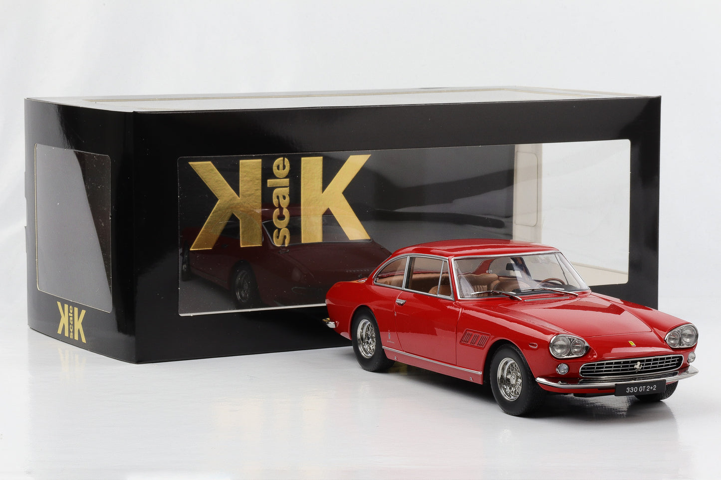 1:18 KK-Scale Ferrari 330 GT 2+2 1964 rot KKDC180424 diecast