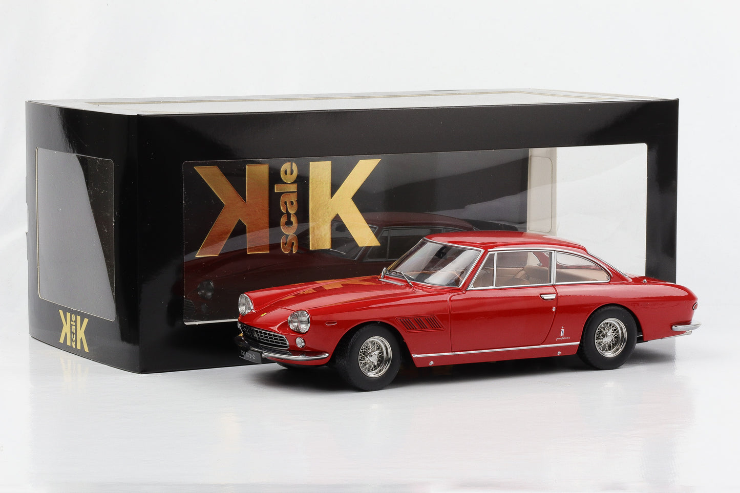 1:18 KK-Scale Ferrari 330 GT 2+2 1964 rot KKDC180424 diecast