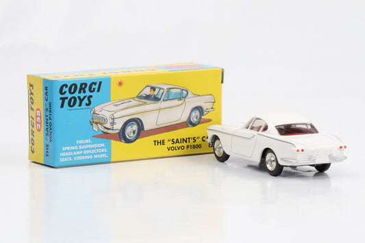 1:45 Corgi Toys Volvo P1800 The Saint`s mit Insasse TV-Serie Nr. 258 Repro