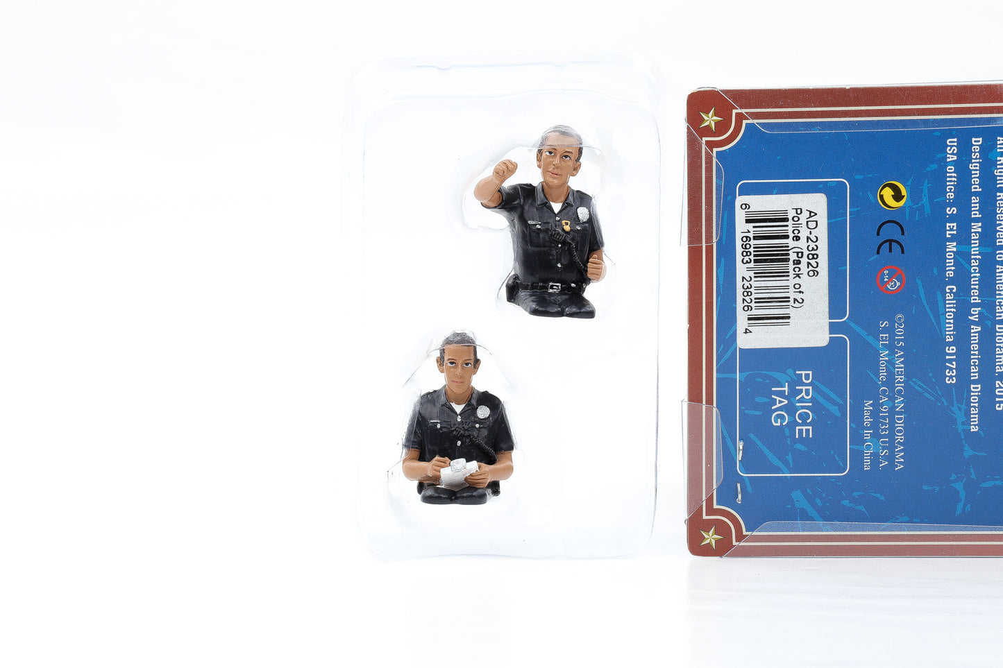1:24 Figur Fahrer Set Police Figuren American Diorama 23826