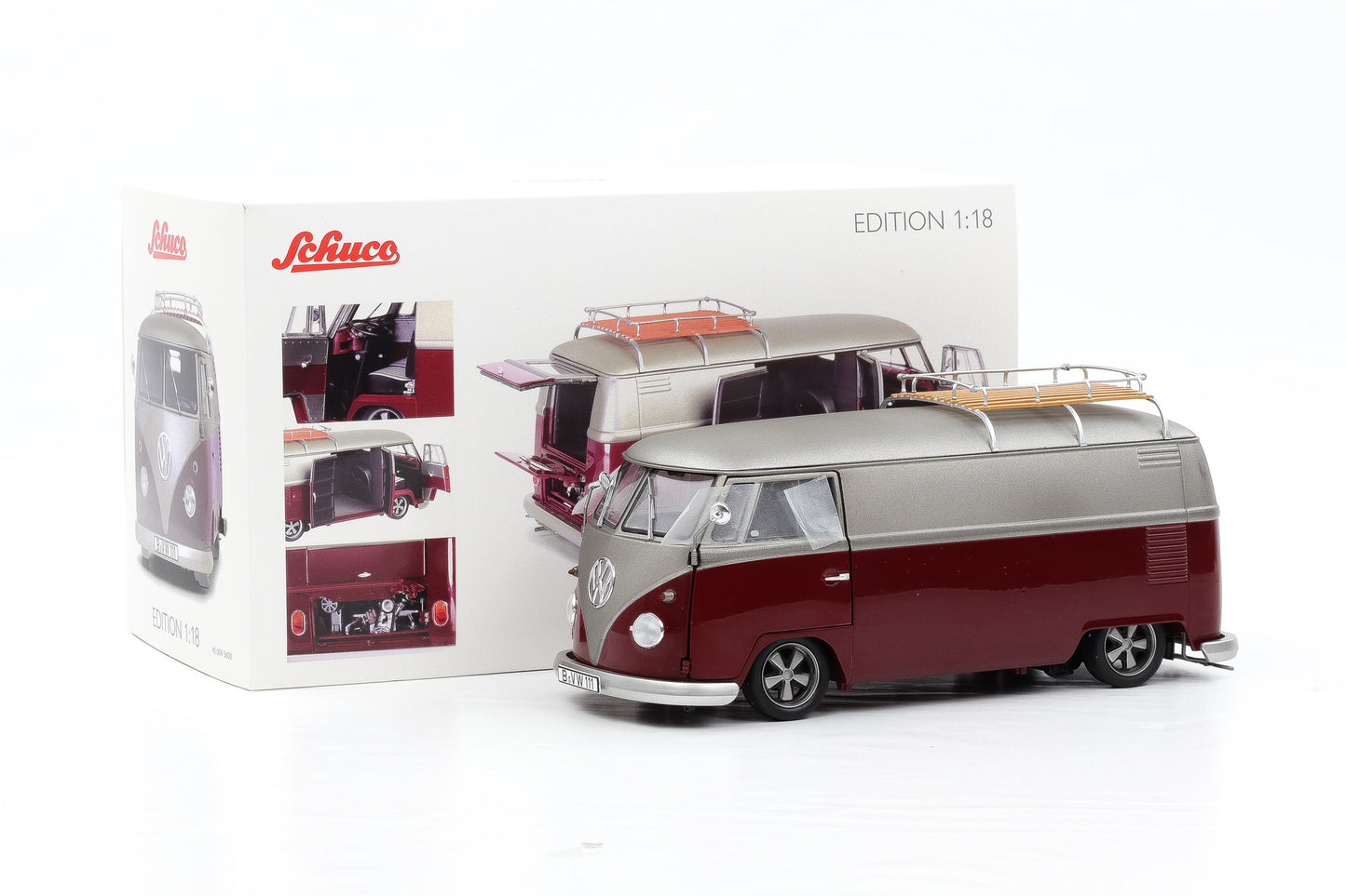 1:18 Schuco VW Volkswagen T1b Lowrider Bus Kastenwagen 450045600