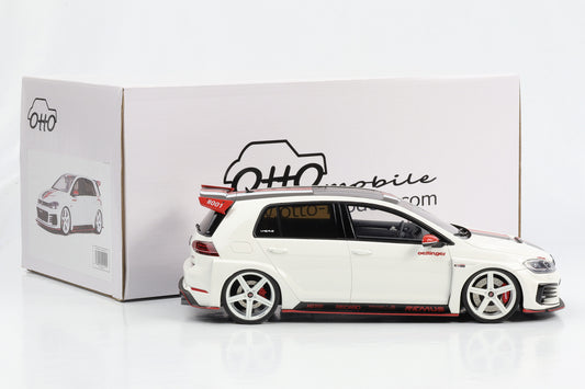 1:18 OTTO mobile OETTINGER VW Golf VII 7 GTI pure white 2019 resin