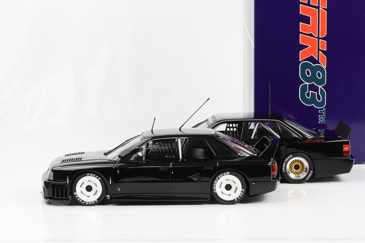 1:18 Audi 90 IMSA GTO & 200 Quattro Trans-Am Testcar schwarz Werk83 Set