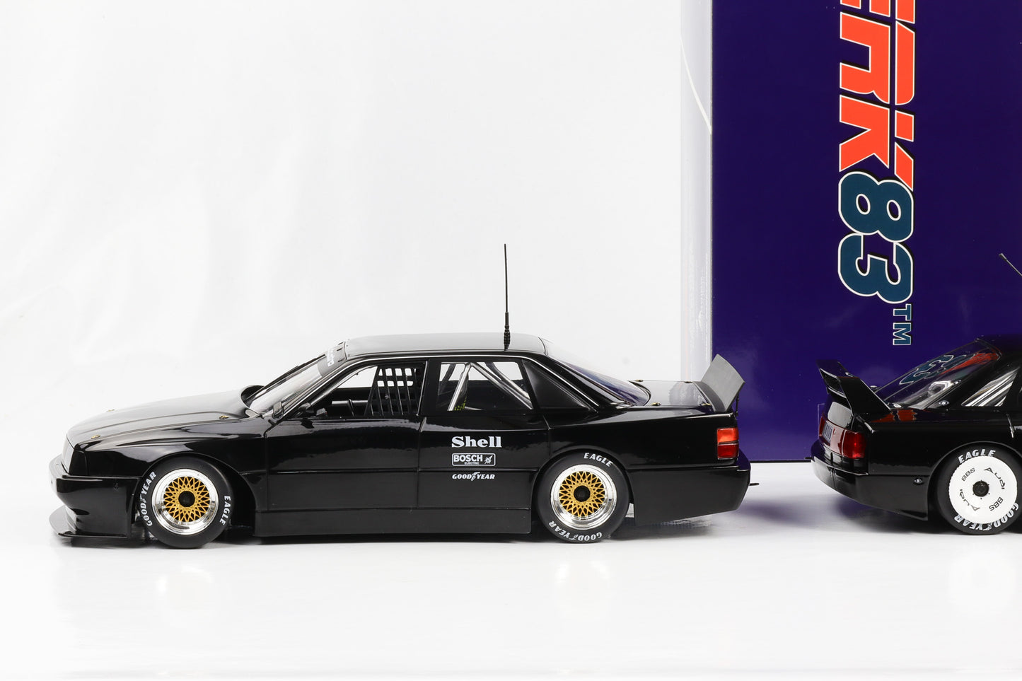 1:18 Audi 90 IMSA GTO & 200 Quattro Trans-Am Testcar schwarz Werk83 Set