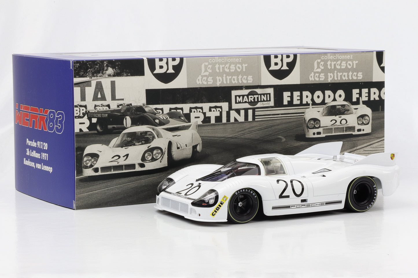 1:18 Porsche 917/20 #20 3h LeMans 1971 Kauhsen, van Lennep WERK83