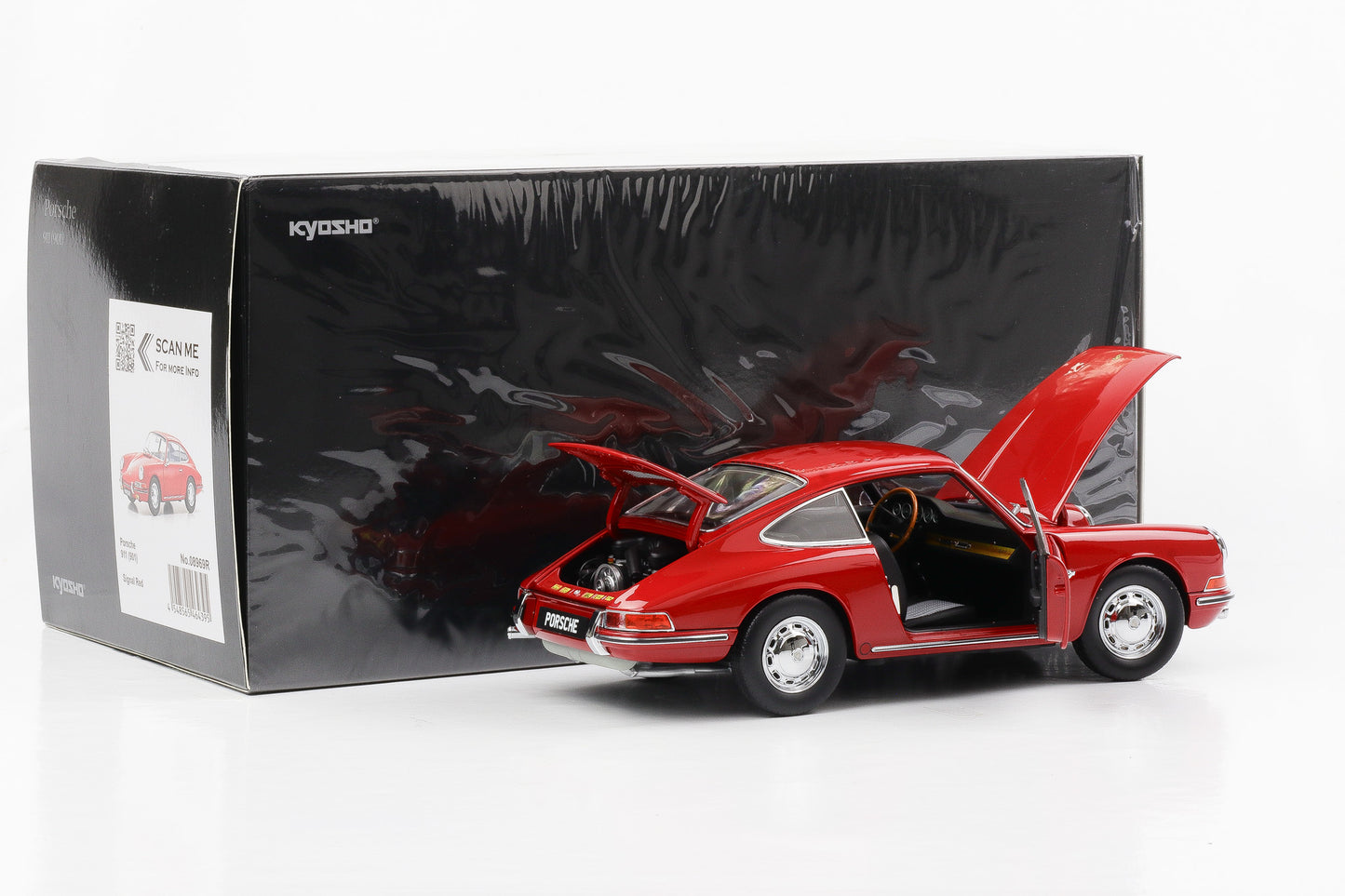 1:18 Kyosho Porsche 911 901 Coupe 1964 Signal red 08969R