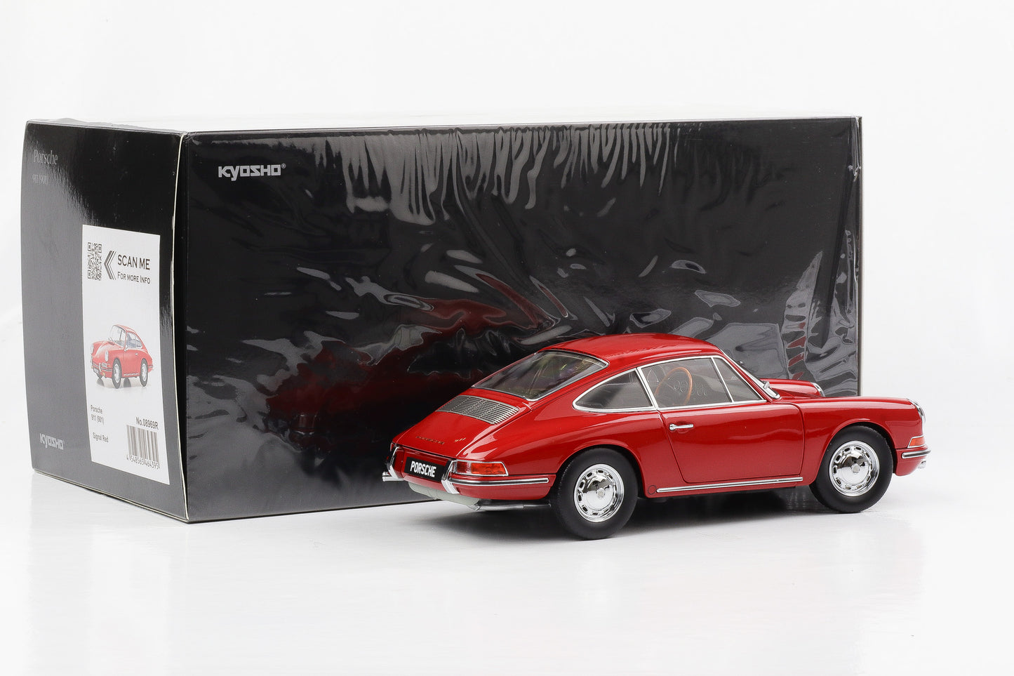 1:18 Kyosho Porsche 911 901 Coupe 1964 Signal red 08969R