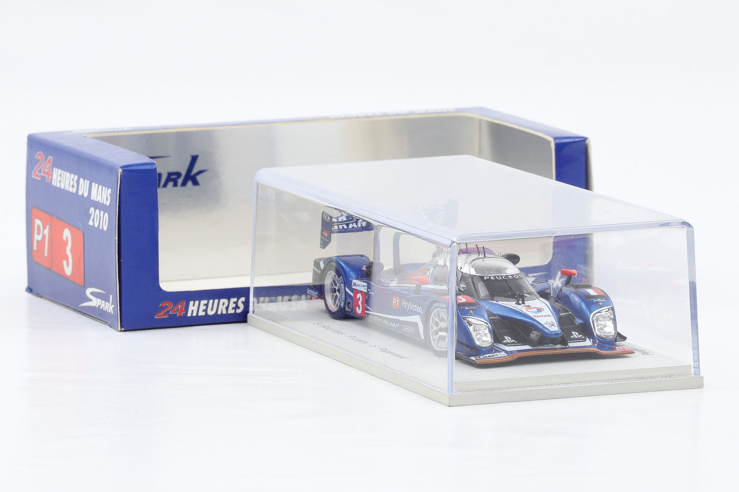 1:43 Peugeot 908 HDi FAP Team Peugeot Total #3 24h Du Mans LM 2010 Spark S1293