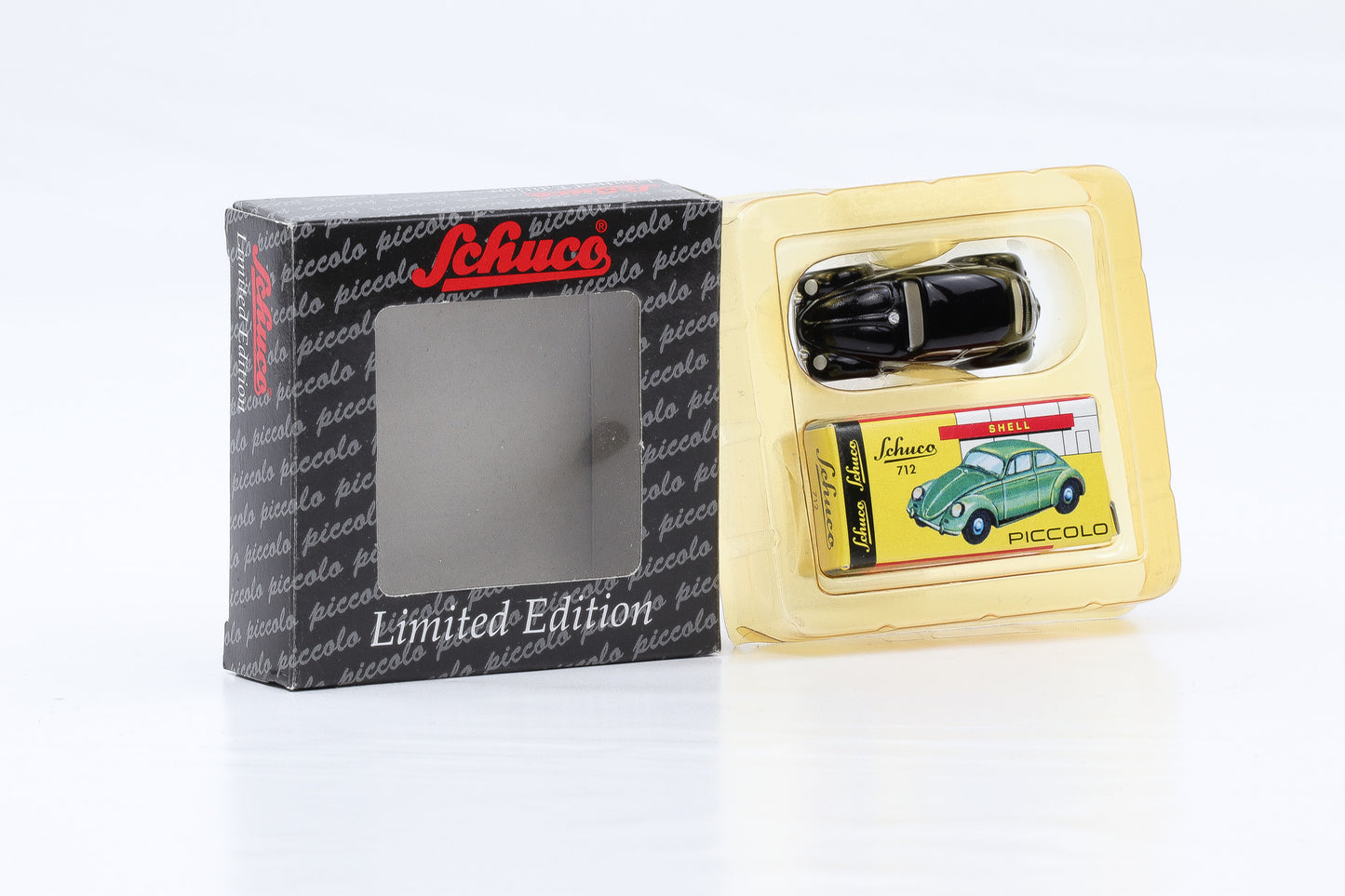 1:90 Schuco Piccolo VW Käfer Leipziger Messe schwarz Limitiert