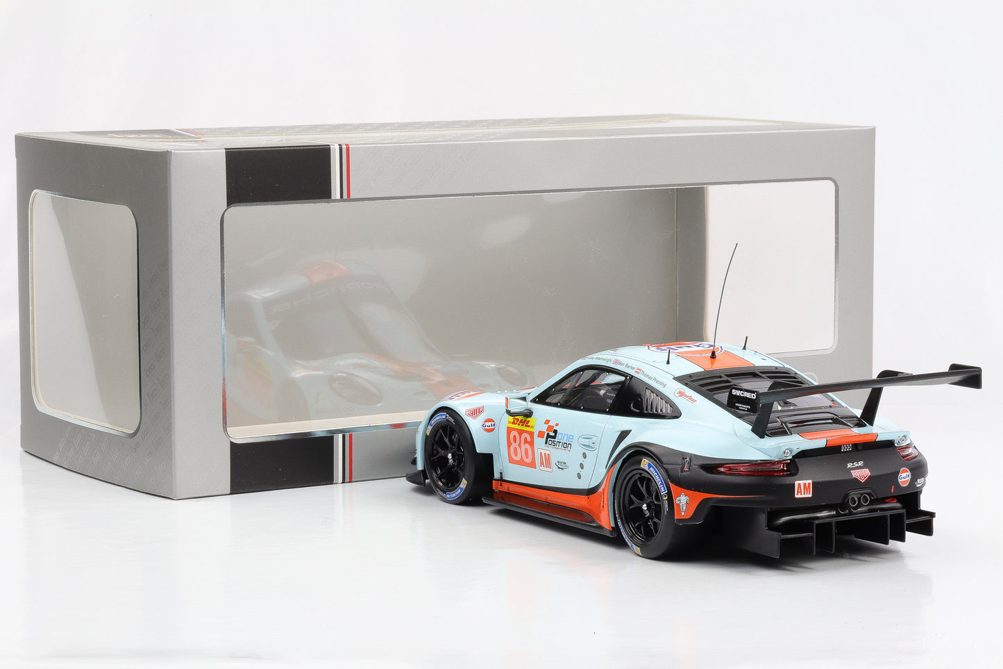 1:18 Porsche 911 RSR #86 1000 Miles Sebring WEC 2019 Gulf Racing Ixo