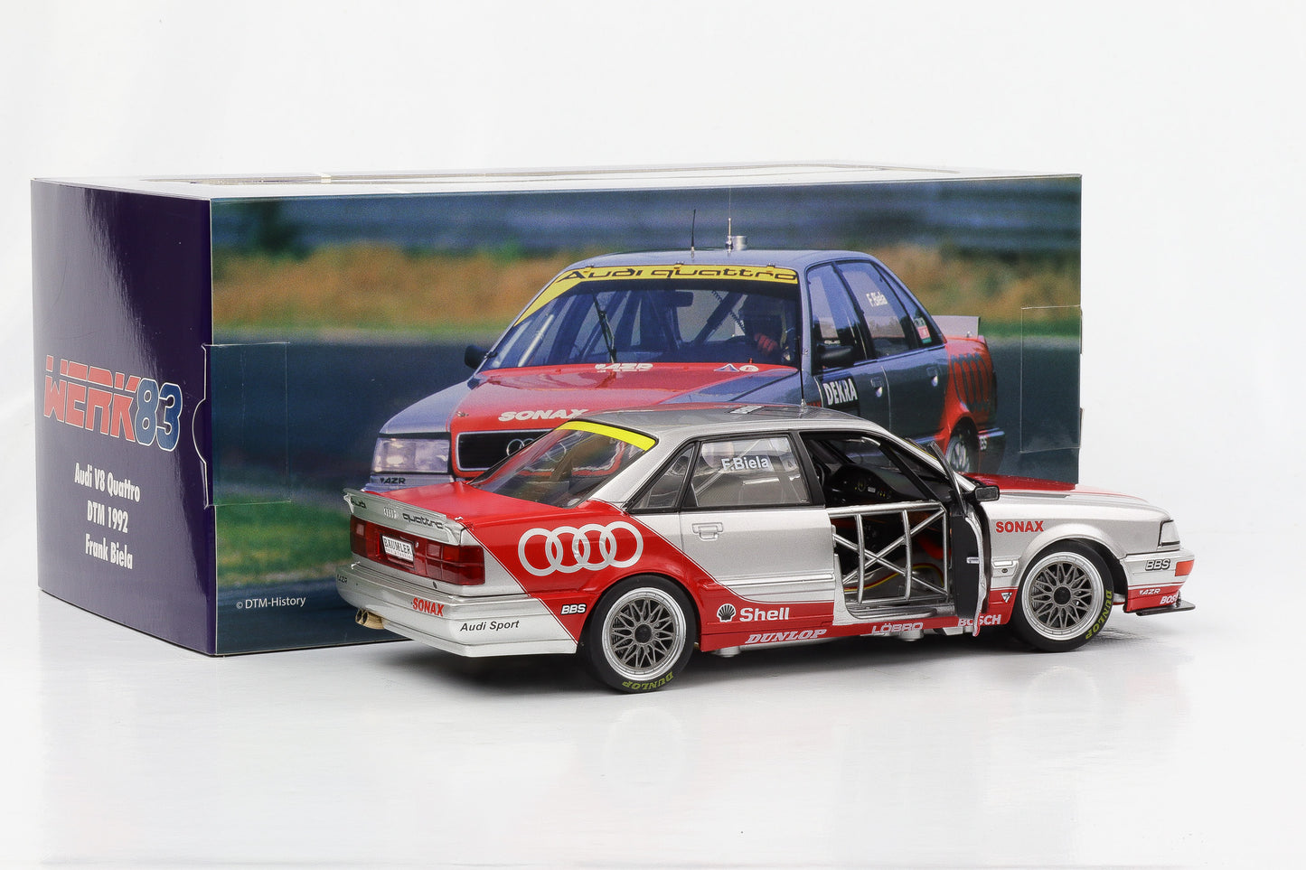 1:18 Werk83 Audi V8 Quattro #1 DTM 1992 Frank Biela 1:18 WERK83
