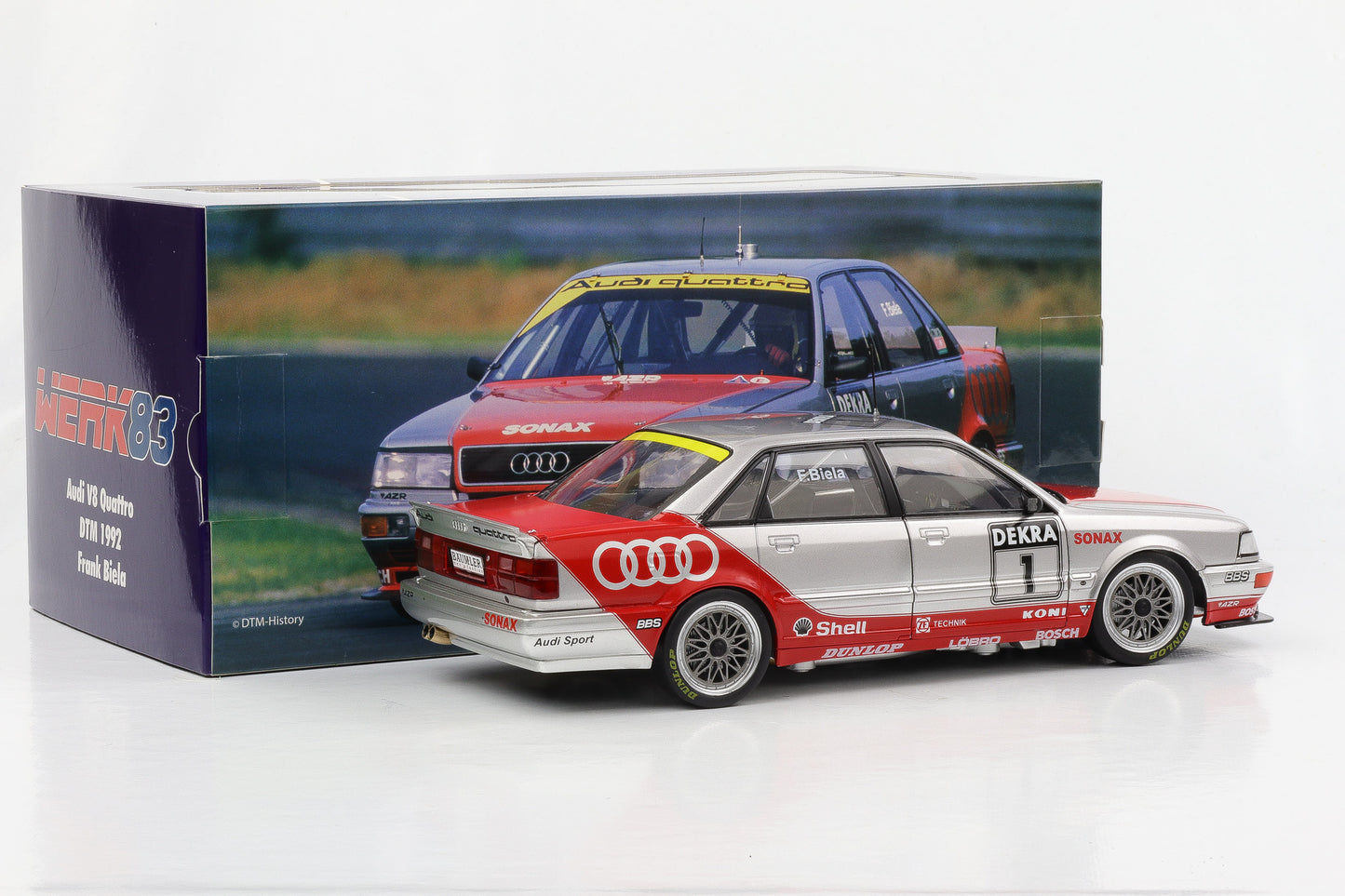 1:18 Werk83 Audi V8 Quattro #1 DTM 1992 Frank Biela 1:18 WERK83