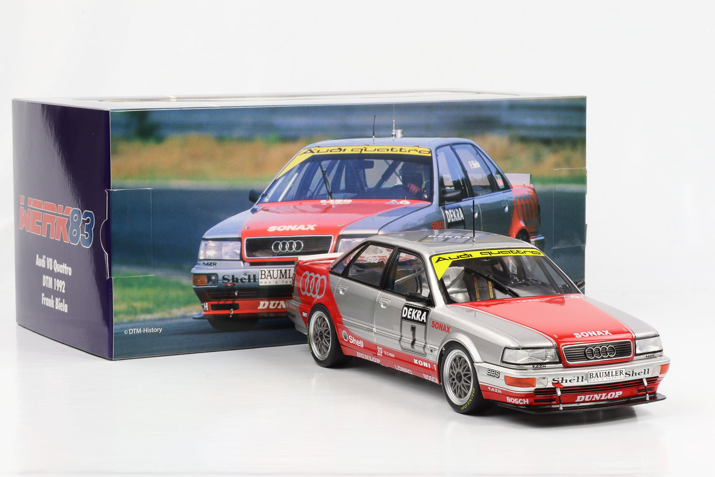 1:18 Werk83 Audi V8 Quattro #1 DTM 1992 Frank Biela 1:18 WERK83