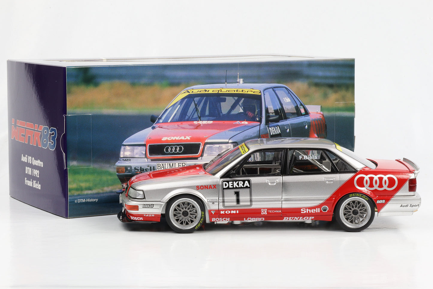 1:18 Werk83 Audi V8 Quattro #1 DTM 1992 Frank Biela 1:18 WERK83