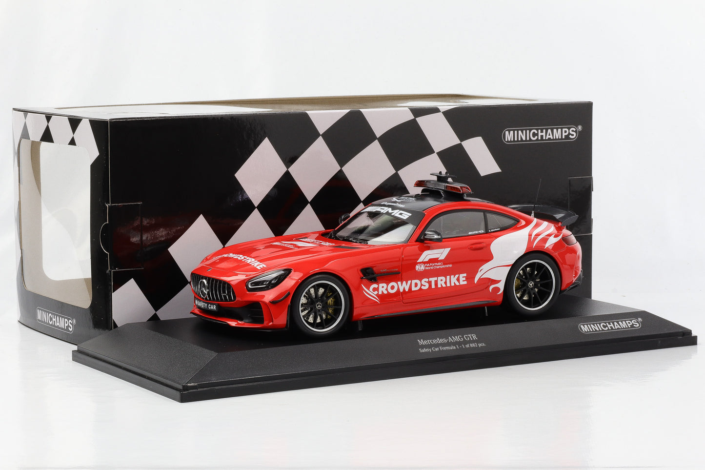 1:18 Mercedes-Benz AMG GT-R Safety Car Formel 1 2021 Minichamps