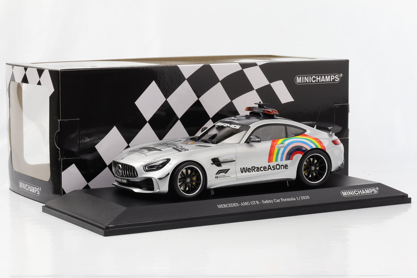 1:18 Mercedes-Benz AMG GT-R Safety Car Formel 1 2020 Minichamps