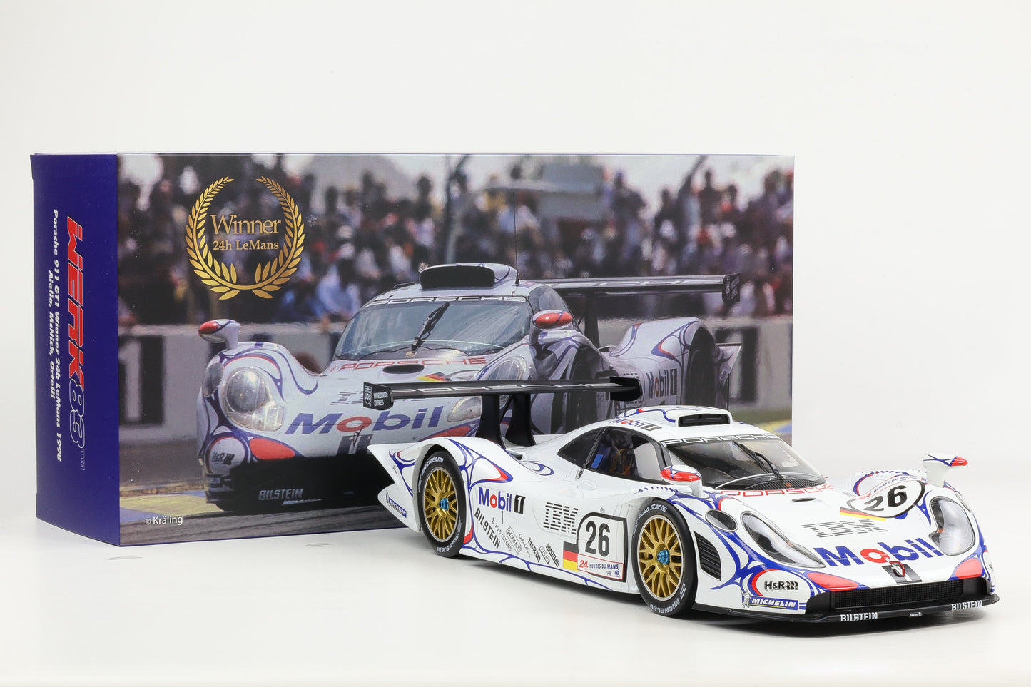 1:12 Porsche 911 GT1 #26 Sieger 24h LeMans 1998 McNish Aiello Ortelli 1:12 WERK83