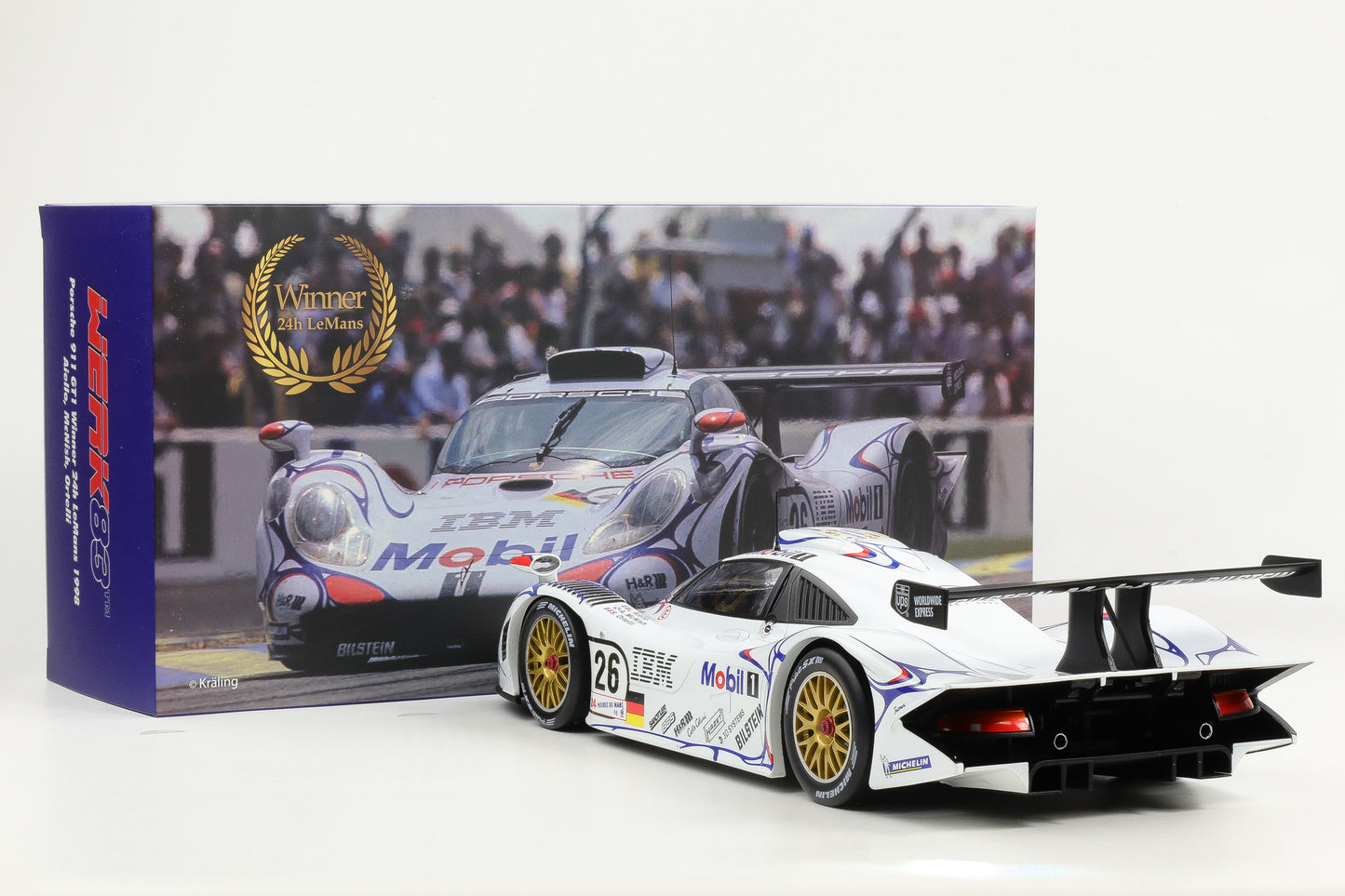 1:12 Porsche 911 GT1 #26 Sieger 24h LeMans 1998 McNish Aiello Ortelli 1:12 WERK83