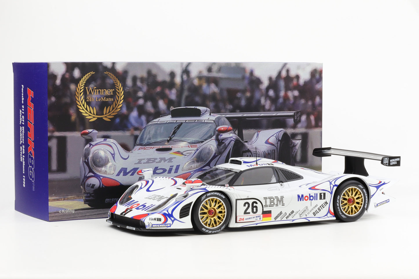 1:12 Porsche 911 GT1 #26 Sieger 24h LeMans 1998 McNish Aiello Ortelli 1:12 WERK83