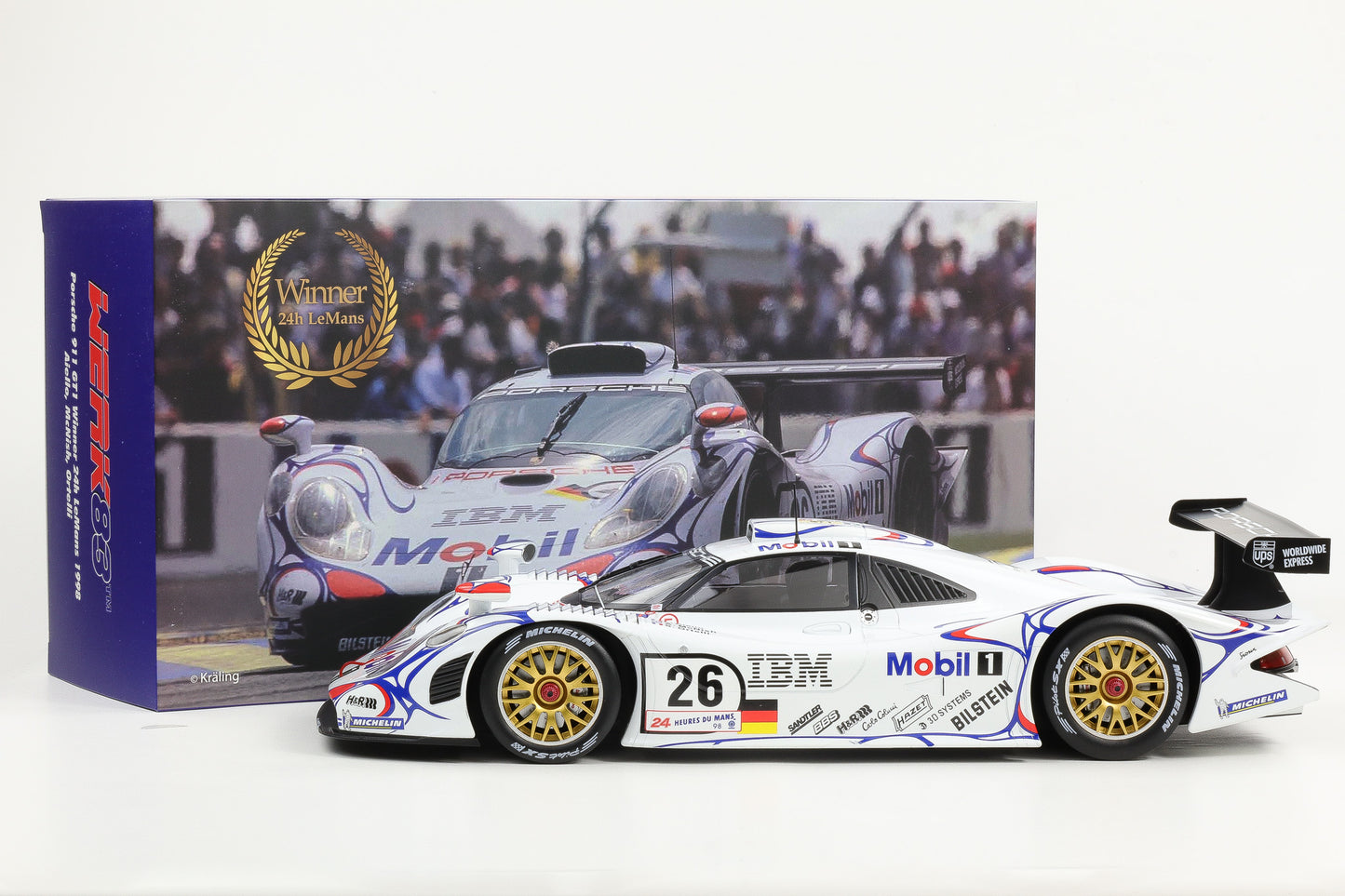 1:12 Porsche 911 GT1 #26 Sieger 24h LeMans 1998 McNish Aiello Ortelli 1:12 WERK83