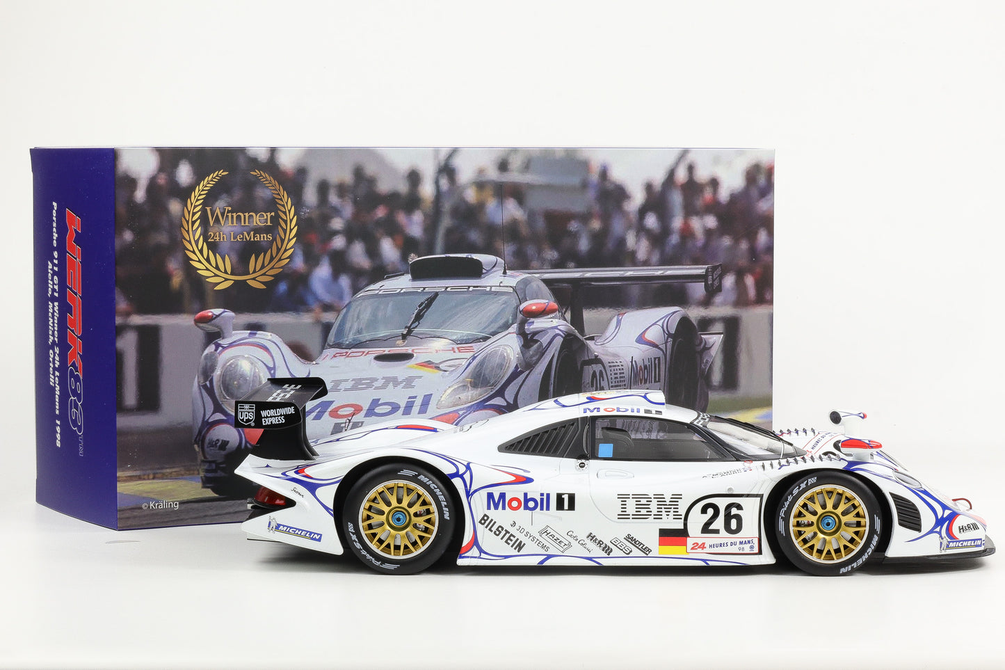 1:12 Porsche 911 GT1 #26 Sieger 24h LeMans 1998 McNish Aiello Ortelli 1:12 WERK83
