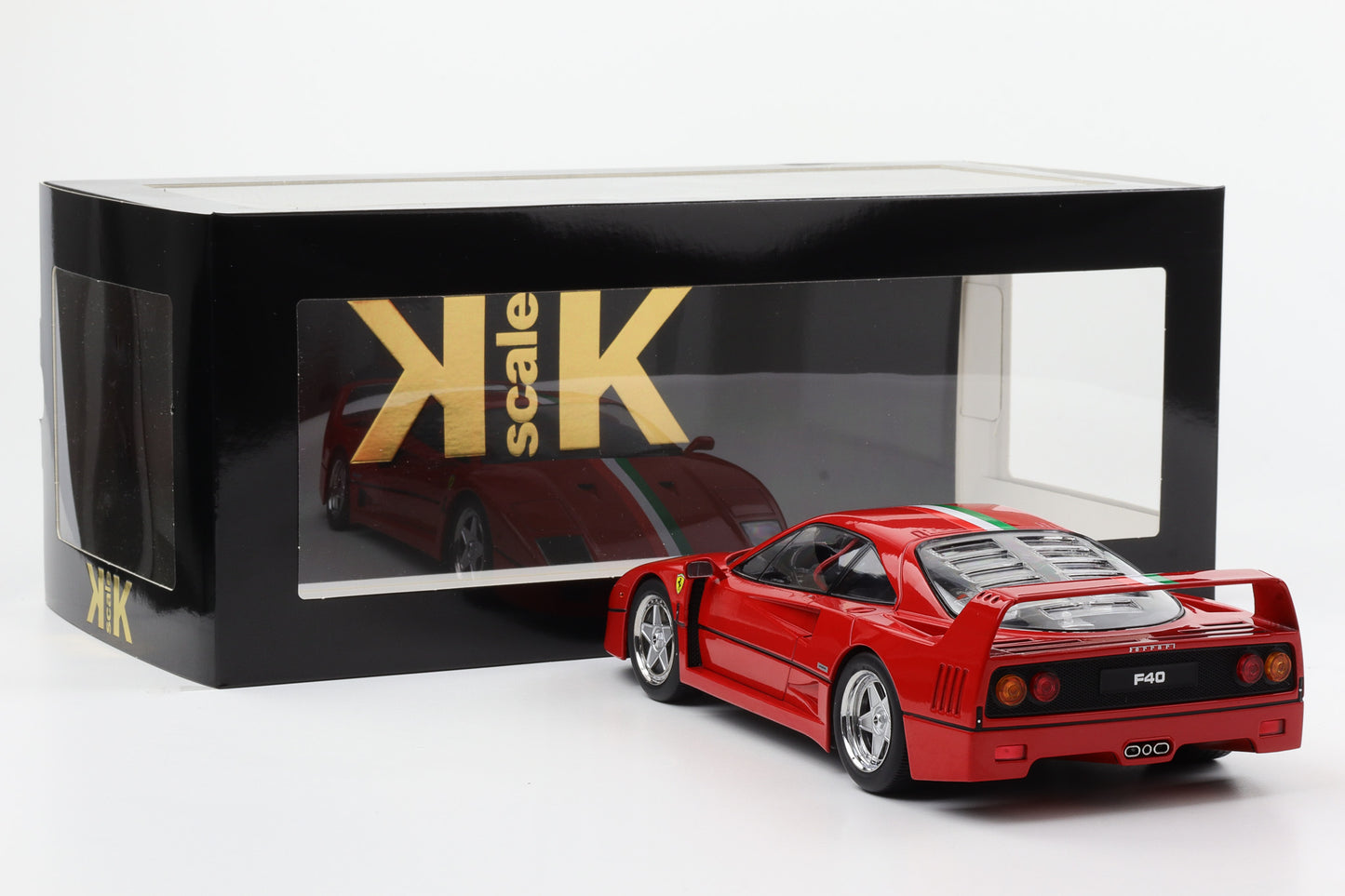 1:18 Ferrari F40 1988 Italien Design Streifen 1:18 KK-Scale diecast