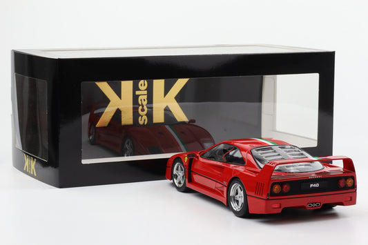1:18 Ferrari F40 1988 Italien Design Streifen 1:18 KK-Scale diecast