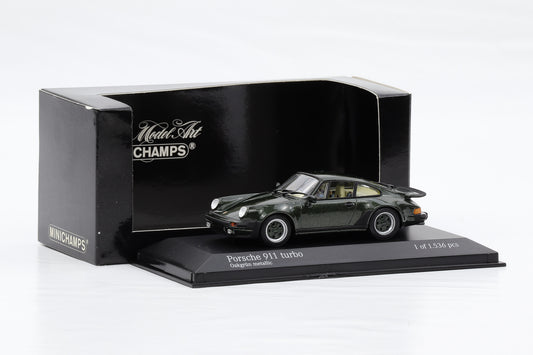 1:43 Minichamps Porsche 911 930 turbo 1977 Oakgrün-metallic