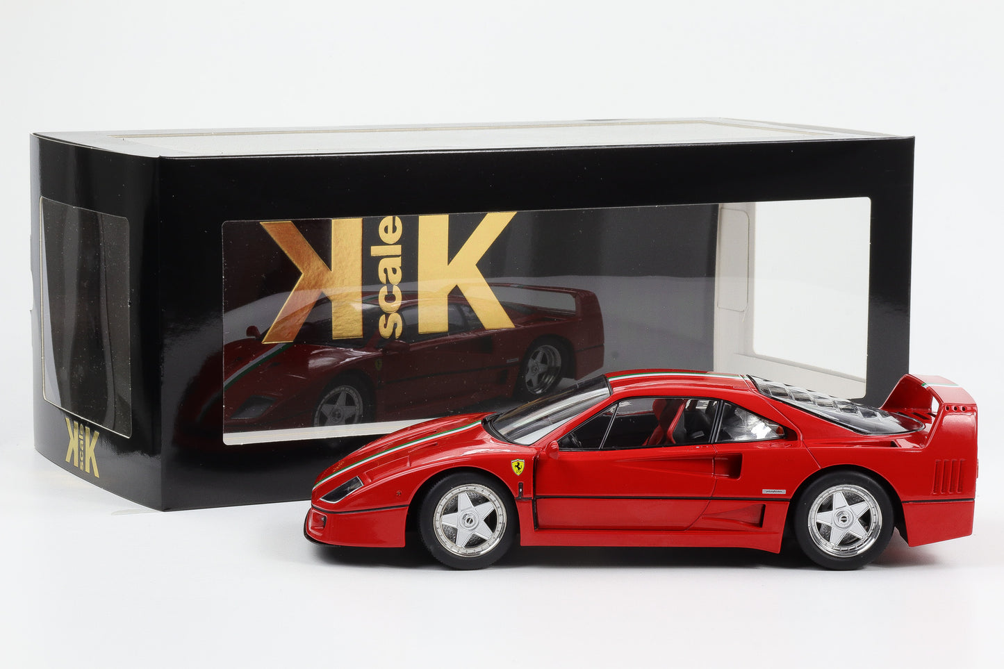 1:18 Ferrari F40 1988 Italien Design Streifen 1:18 KK-Scale diecast