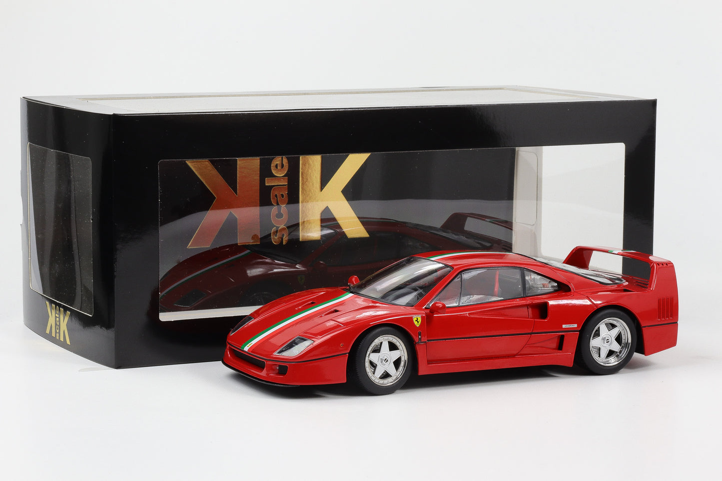 1:18 Ferrari F40 1988 Italien Design Streifen 1:18 KK-Scale diecast