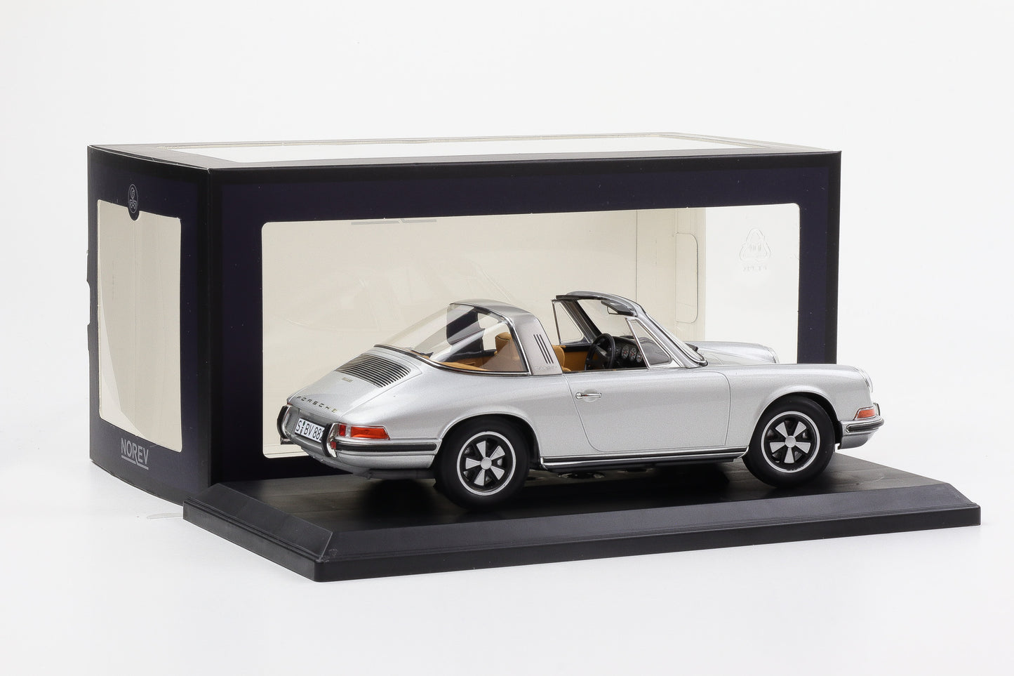 1:18 Norev Porsche 911 E 1969 Targa Silber Exclusive Ltd 400 pcs Norev