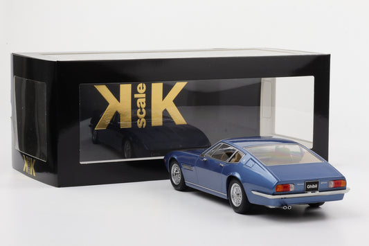 1:18 Maserati Ghibli Coupe 1969 blau metallic 1:18 KK-Scale diecast
