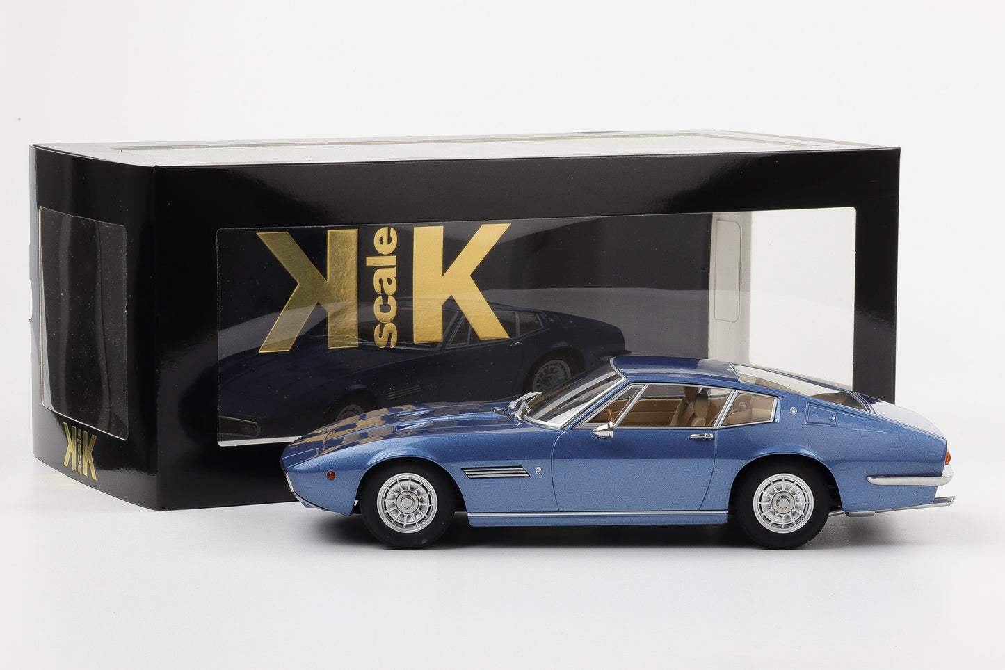 1:18 Maserati Ghibli Coupe 1969 blau metallic 1:18 KK-Scale diecast