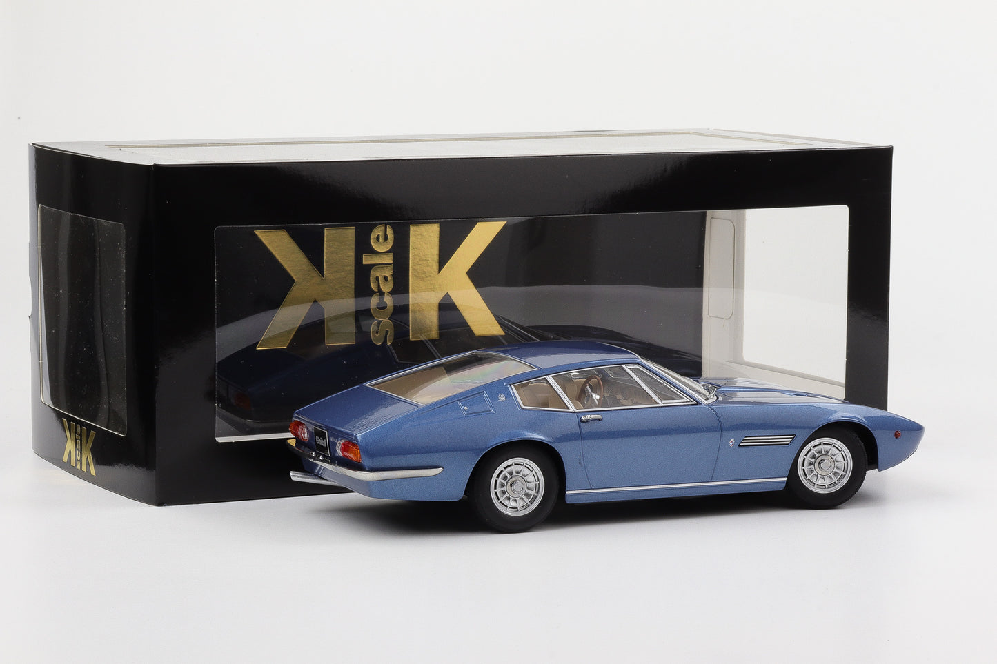 1:18 Maserati Ghibli Coupe 1969 blau metallic 1:18 KK-Scale diecast