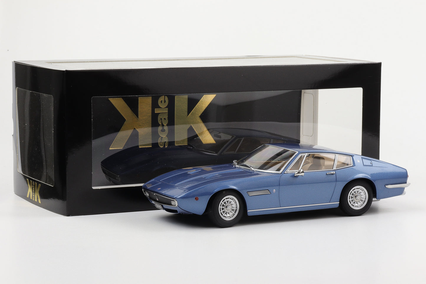 1:18 Maserati Ghibli Coupe 1969 blau metallic 1:18 KK-Scale diecast