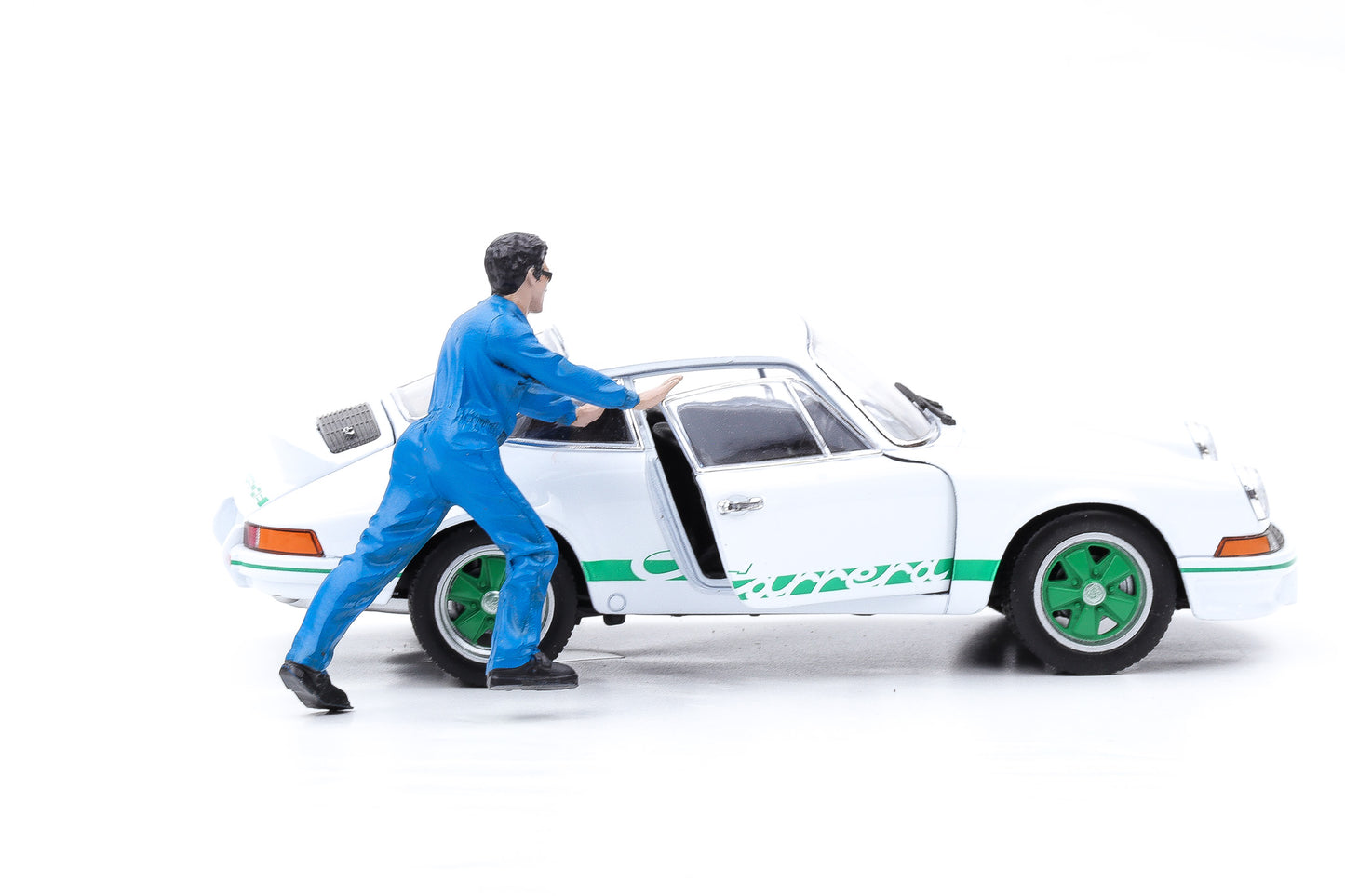 1:24 Figur Auto-Mechaniker Figuren Werkstatt Ken schiebt American Diorama 23902
