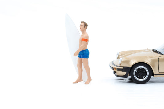 1:24 Figur Surfer Greg mit Board Figuren Mann American Diorama 77491