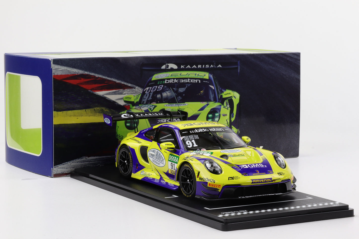 1:18 Porsche 911 992 GT3 R #91 ADAC GT Masters 2023 Gehrsitz Müller Ixo
