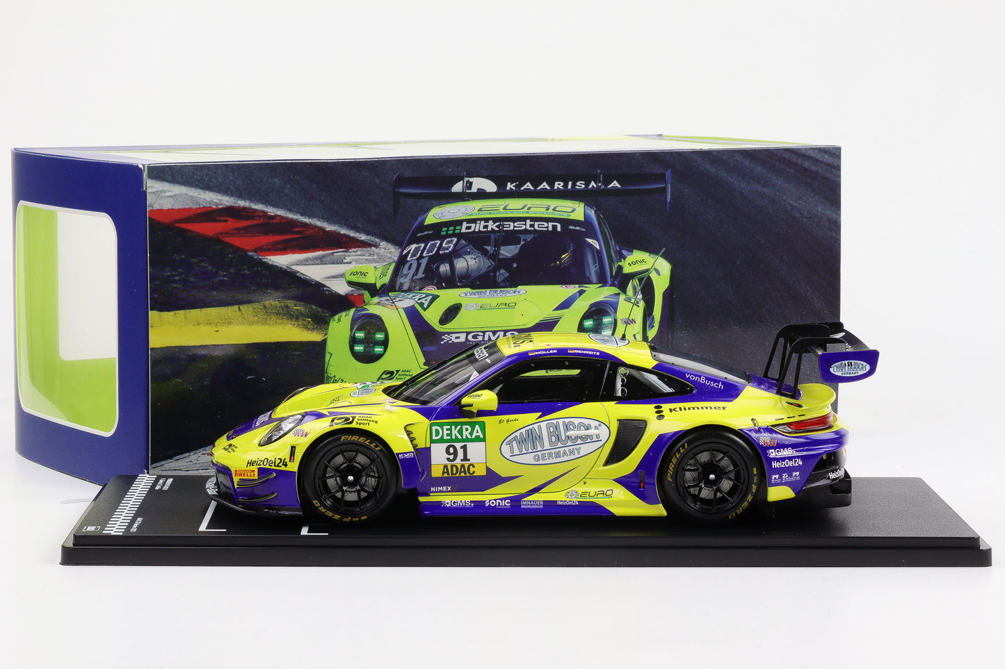 1:18 Porsche 911 992 GT3 R #91 ADAC GT Masters 2023 Gehrsitz Müller Ixo