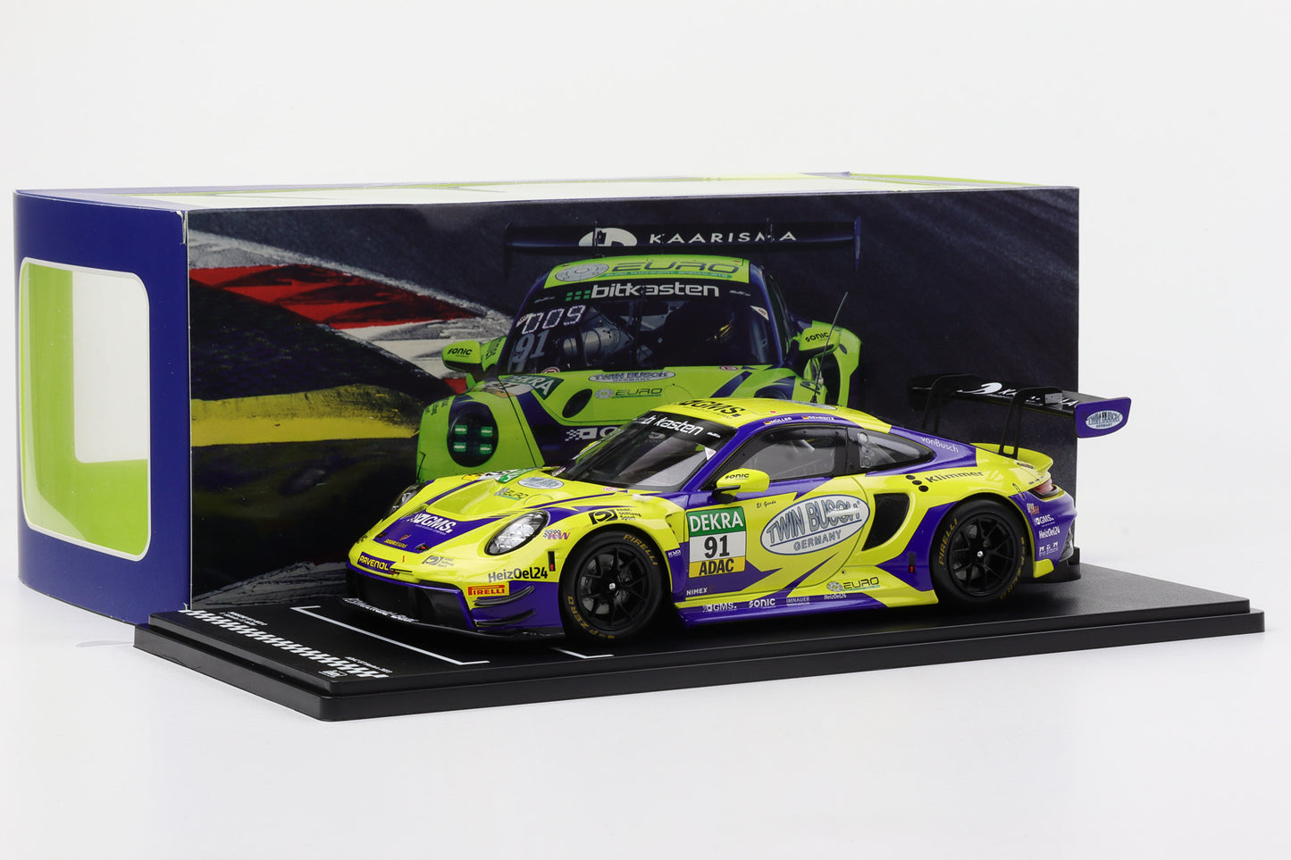1:18 Porsche 911 992 GT3 R #91 ADAC GT Masters 2023 Gehrsitz Müller Ixo