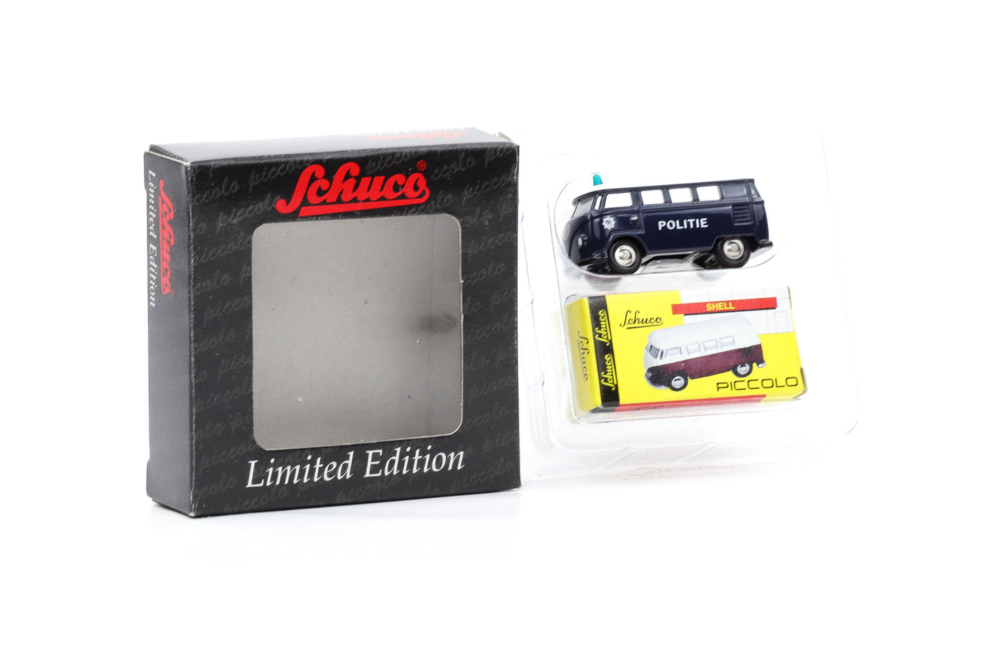 1:90 Schuco Piccolo VW T1 Bus Bulli Politie Polizei dunkelblau Limitiert Art.Nr. 01315