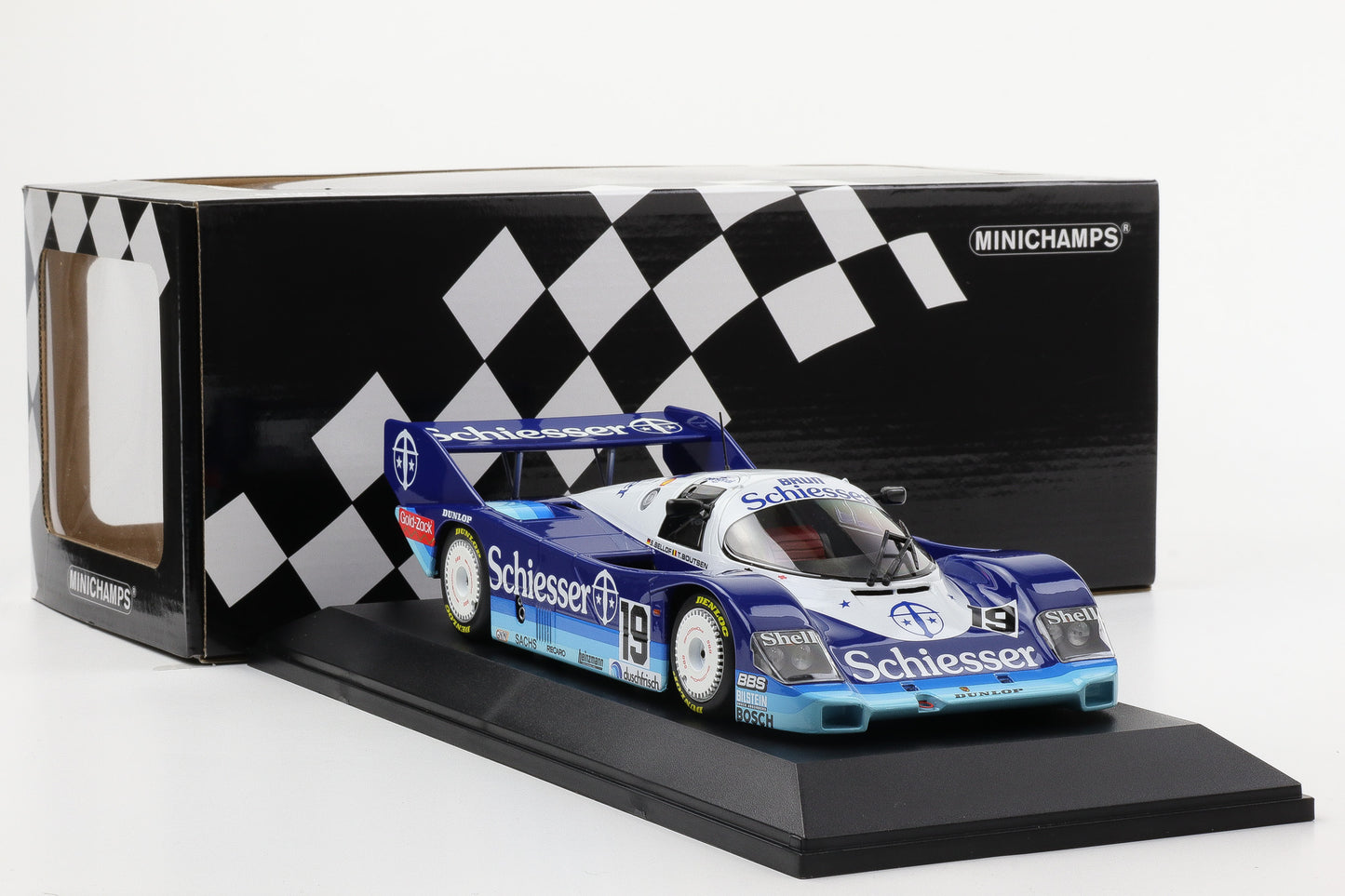 1:18 Porsche 956K Schiesser Team Brun Bellof Boutsen Hockenheim Minichamps