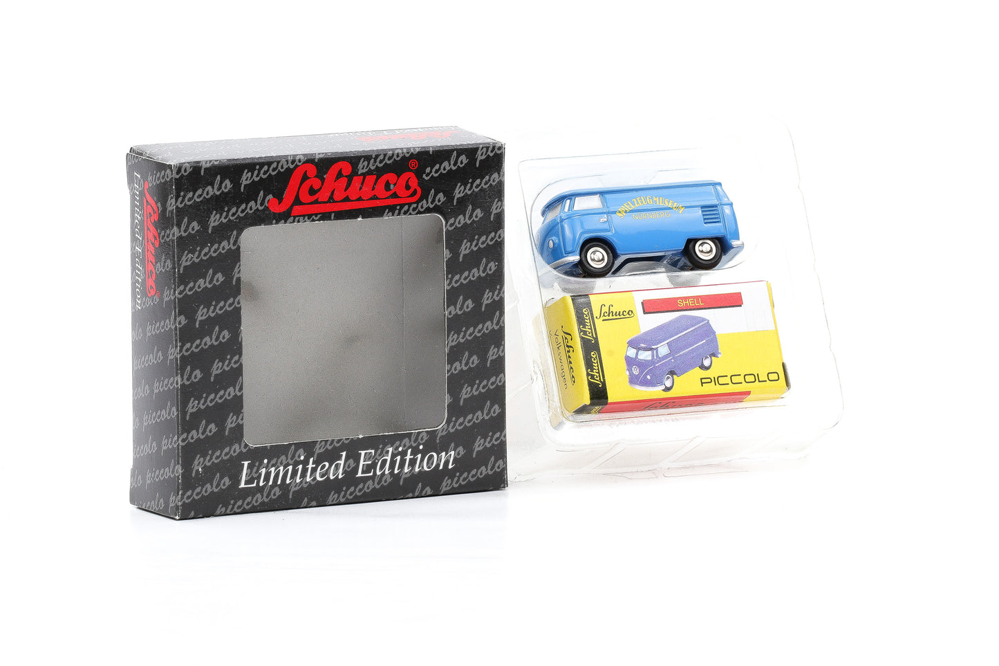 1:90 Schuco Piccolo VW T1 Bus Bulli Sopra Schwimmbadetechnik Limitiert Art.Nr. 77360