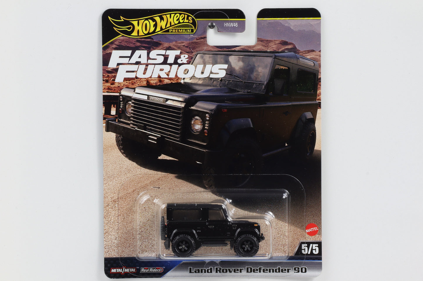 1:64 Hot Wheels Premium Land Rover Defender 90 Fast Furious F9
