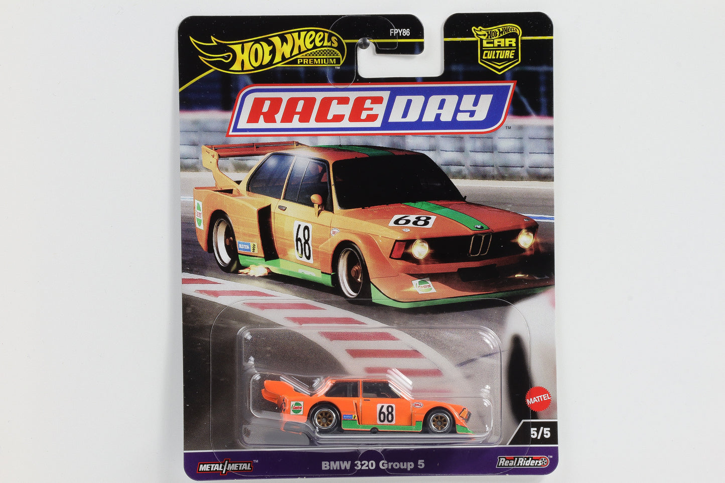 1:64 Hot Wheels Premium BMW 320 Group 5 #68 Car Culture Race Day