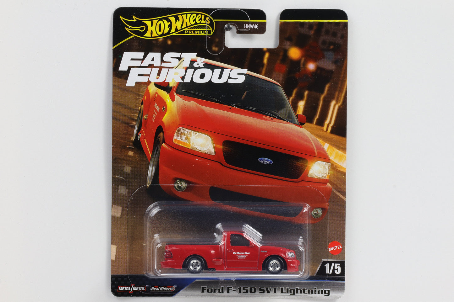 1:64 Hot Wheels Premium Ford F-150 SVT Lightning Fast Furious