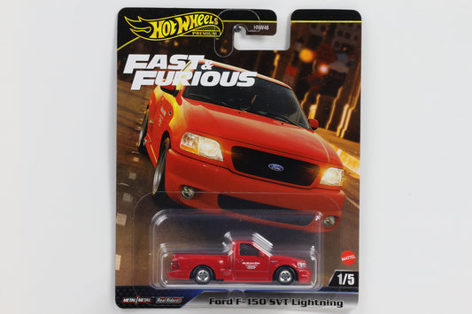 1:64 Hot Wheels Premium Ford F-150 SVT Lightning Fast Furious